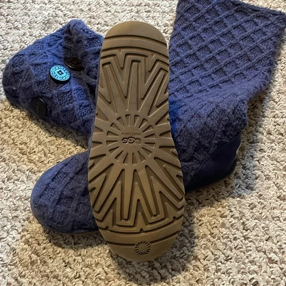 UGG purple knit Australian Cardy lattice - Picture 4 of 4